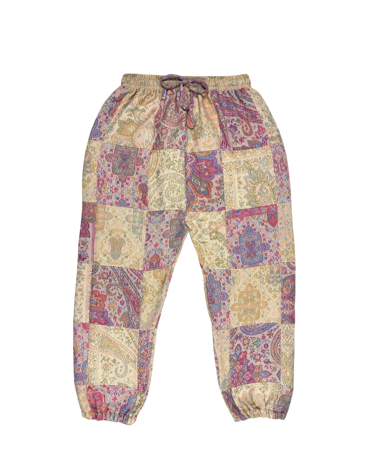 Patchwork Harem Pants