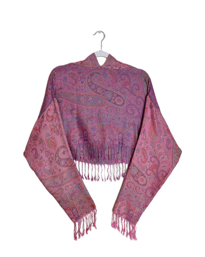 Cropped Pashmina Hoodie