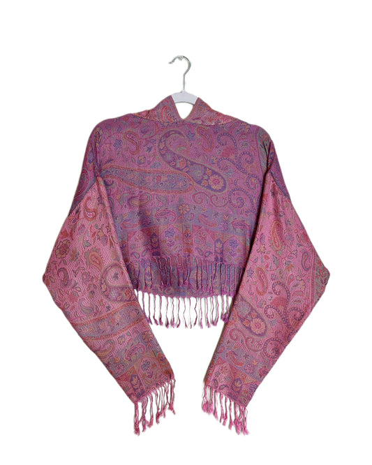 Cropped Pashmina Hoodie