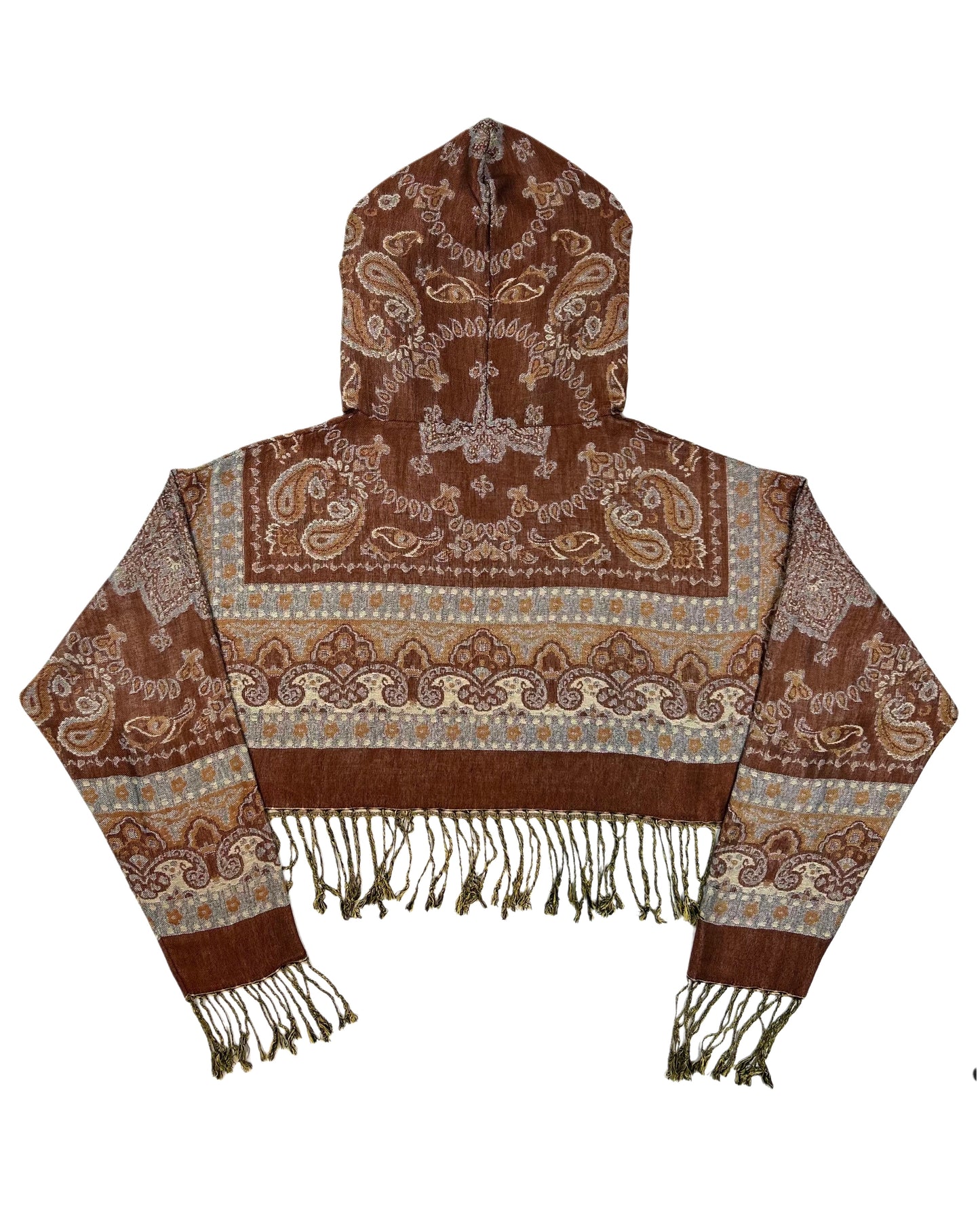 Cropped Pashmina Hoodie