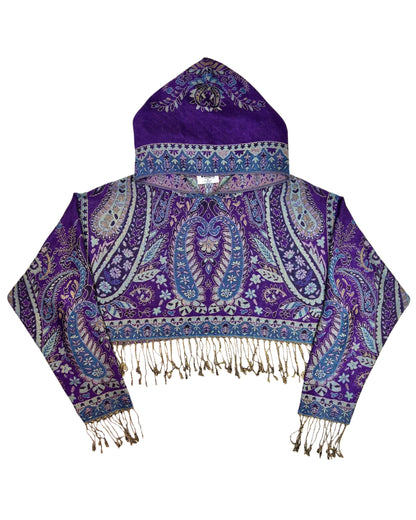 Cropped Pashmina Hoodie