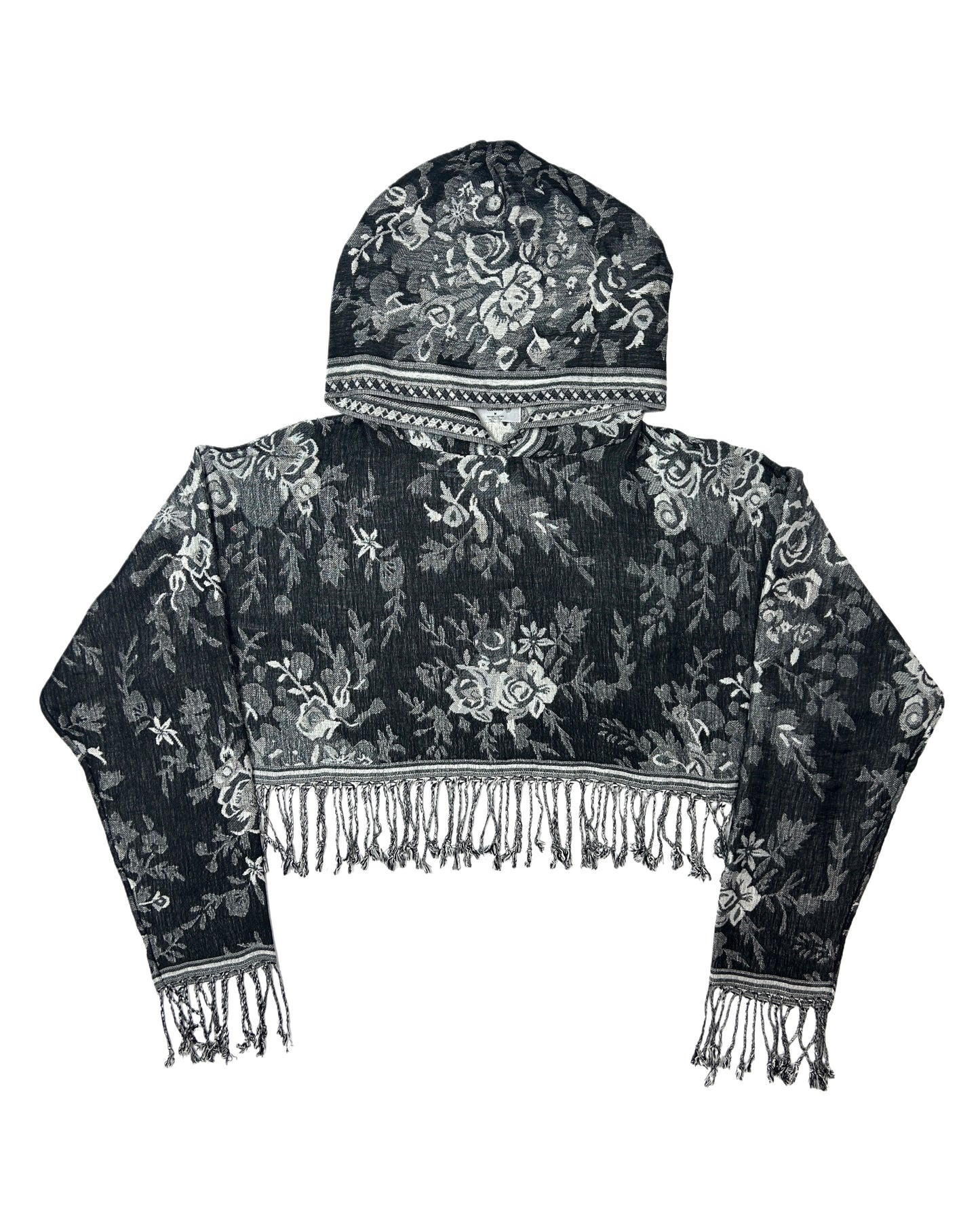 Cropped Pashmina Hoodie