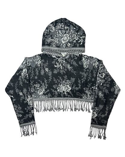 Cropped Pashmina Hoodie