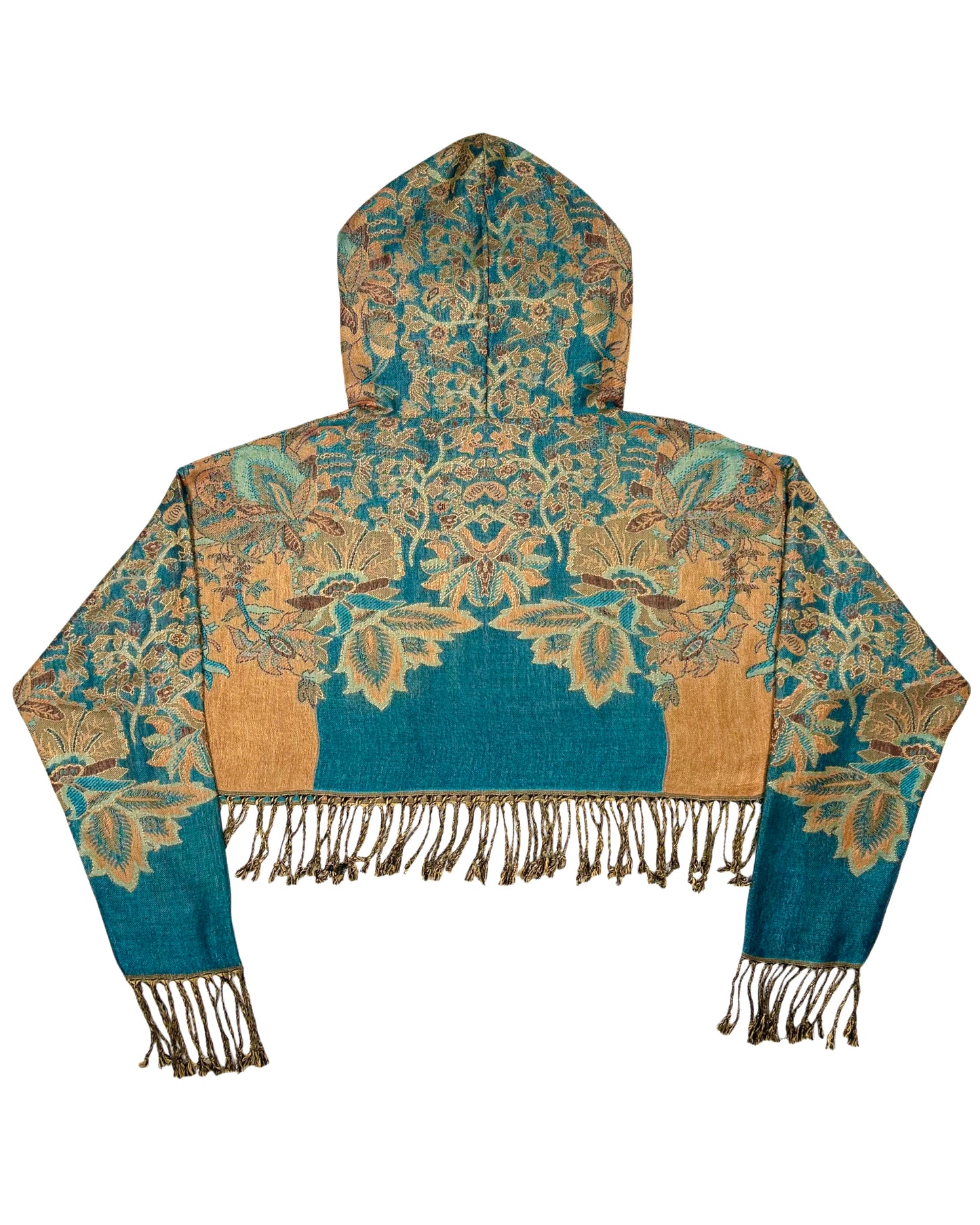 Cropped Pashmina Hoodie
