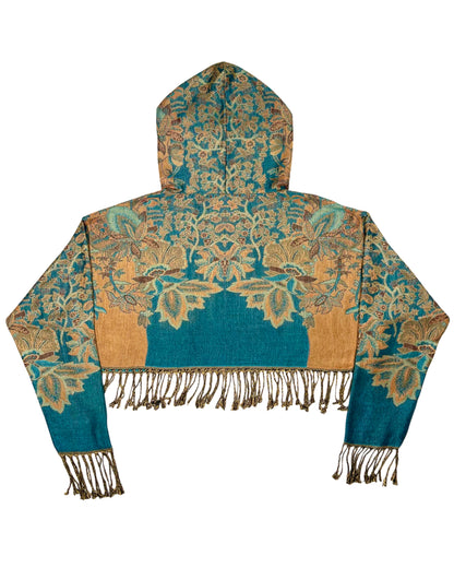 Cropped Pashmina Hoodie