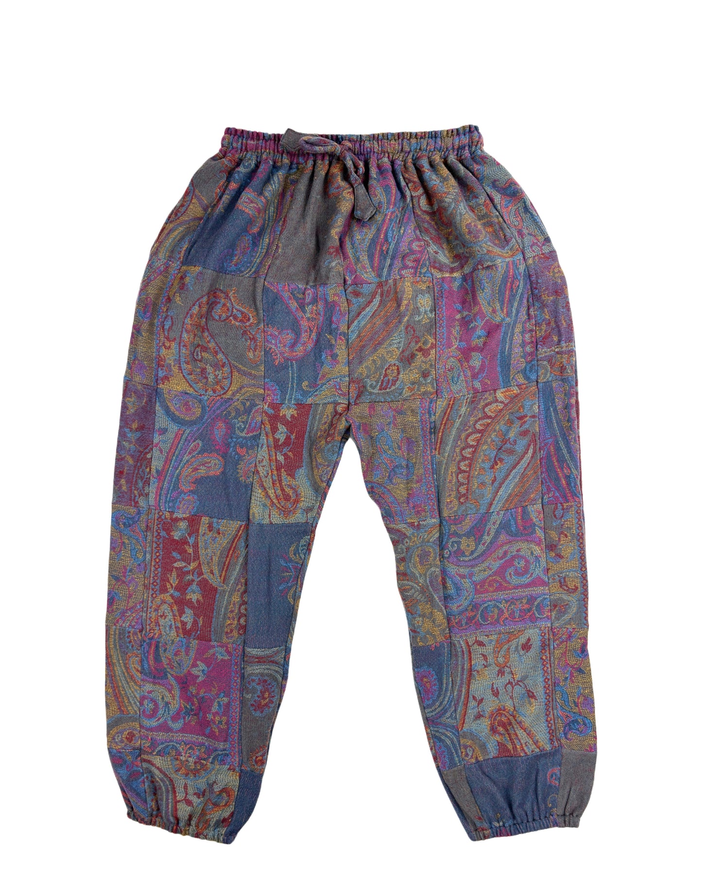 Patchwork Harem Pants