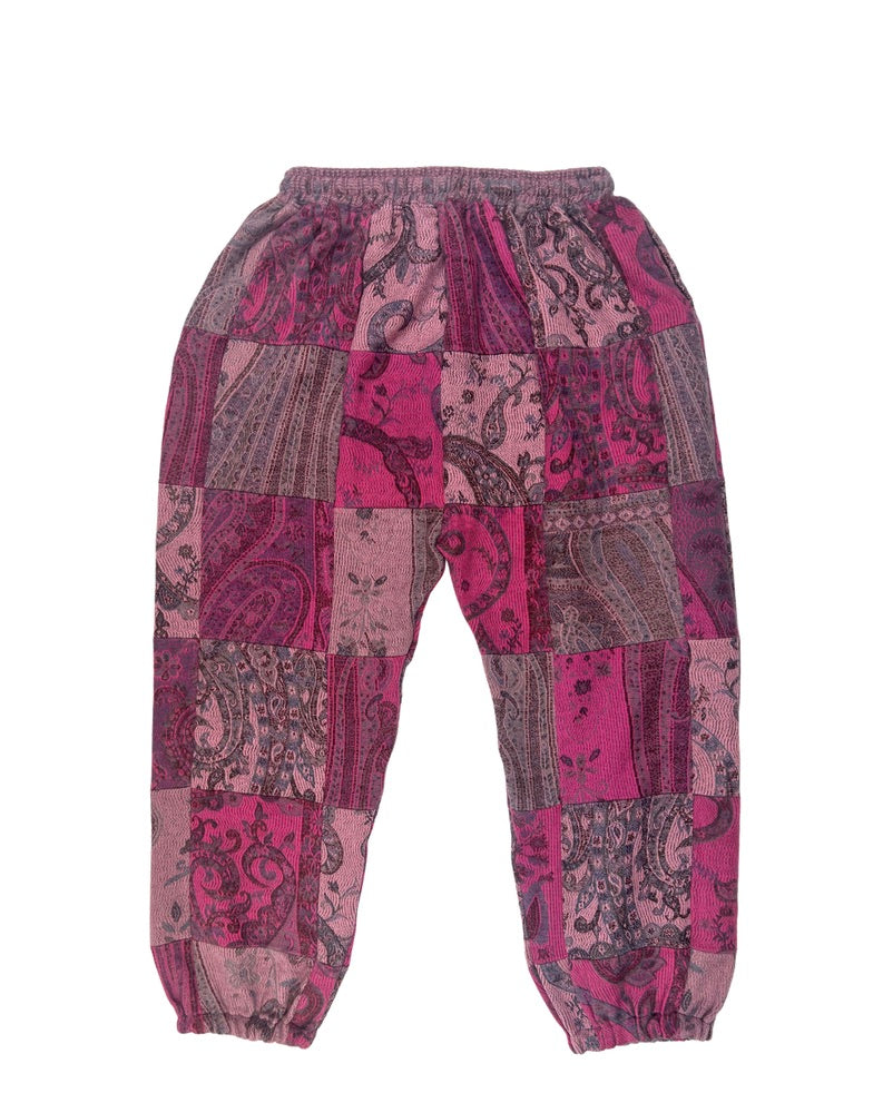 Patchwork Harem Pants