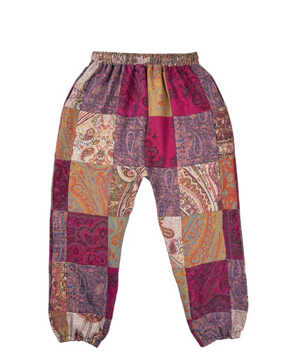 Patchwork Harem Pants