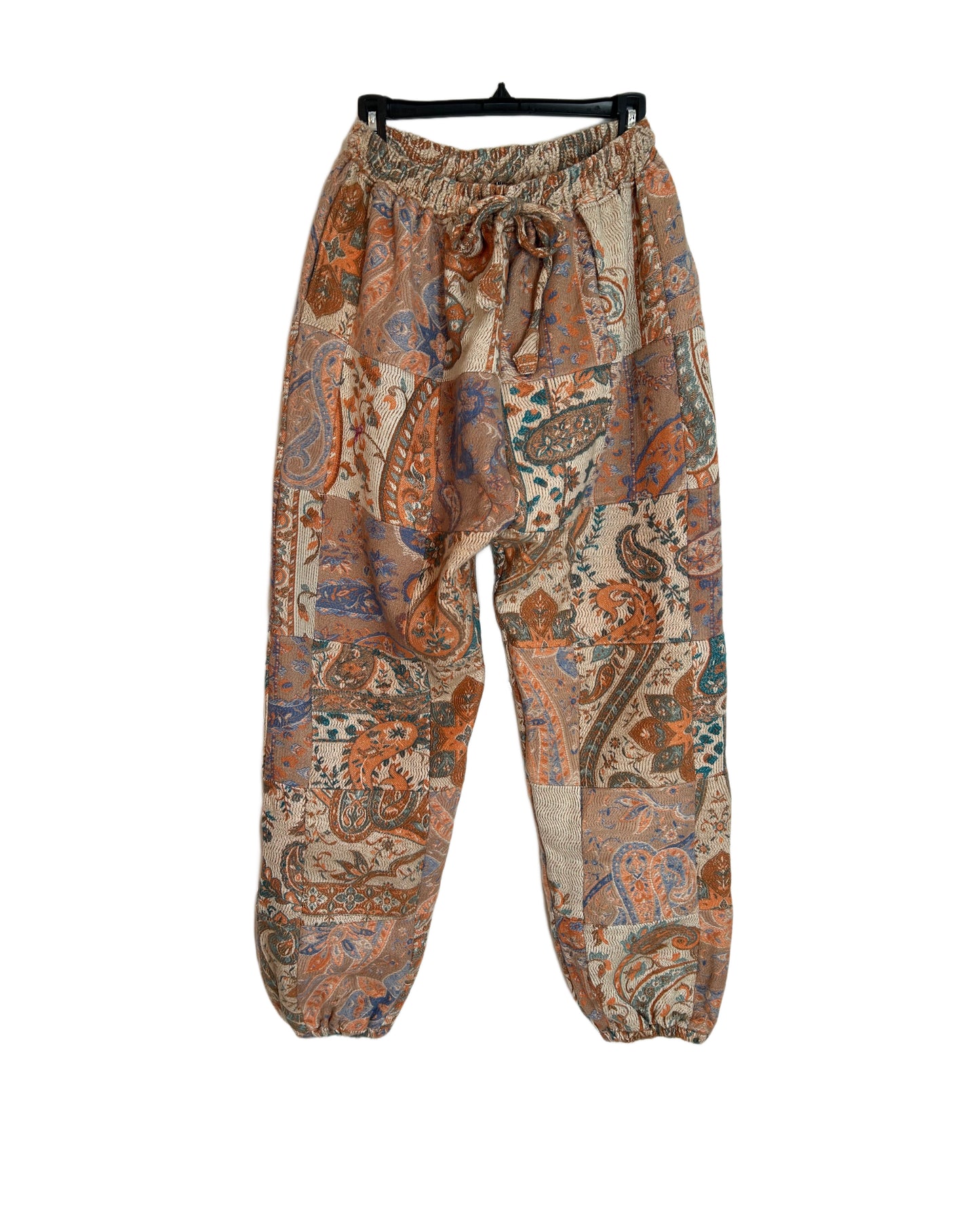 Patchwork Harem Pants