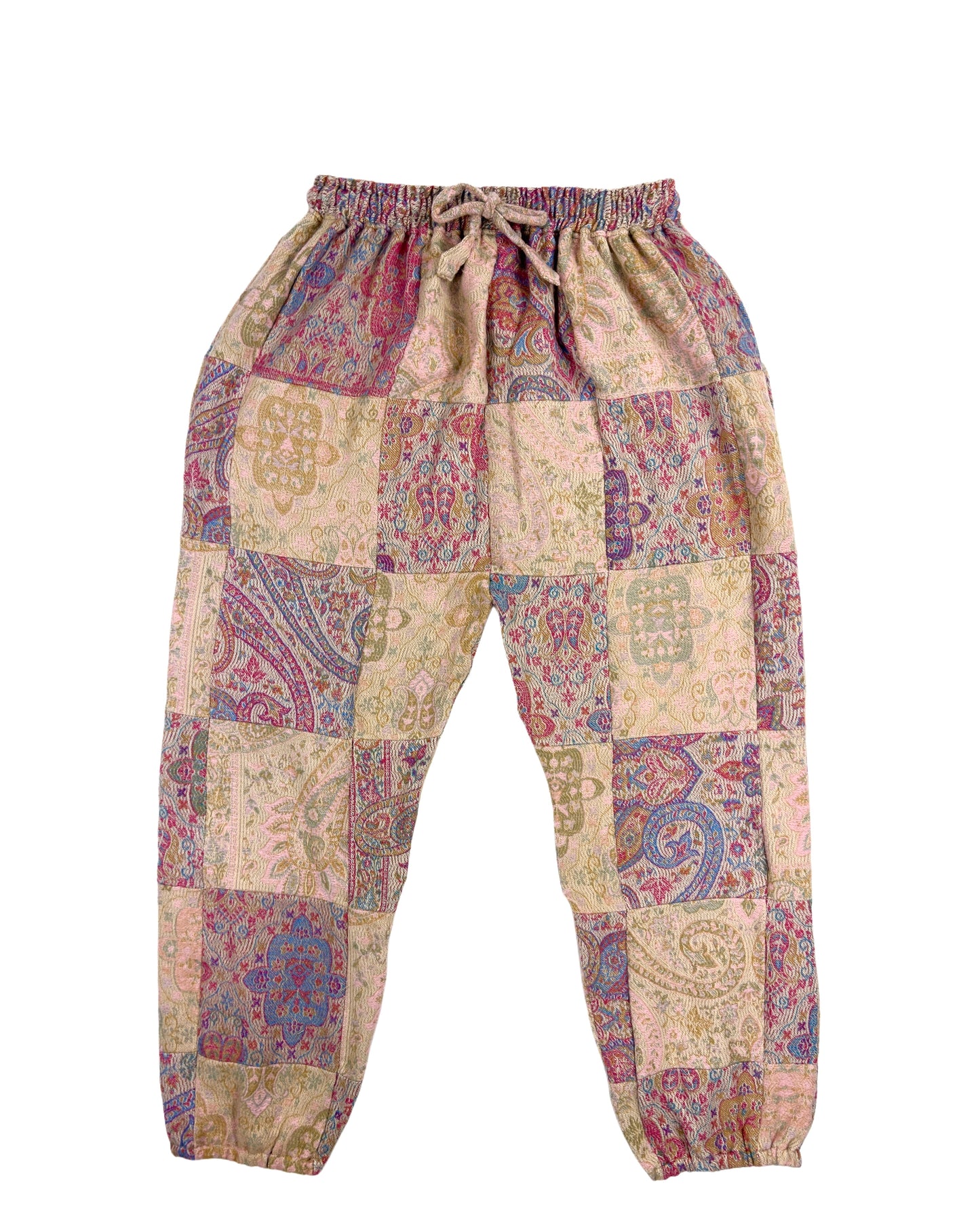 Patchwork Harem Pants