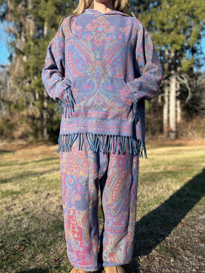 Patchwork Harem Pants