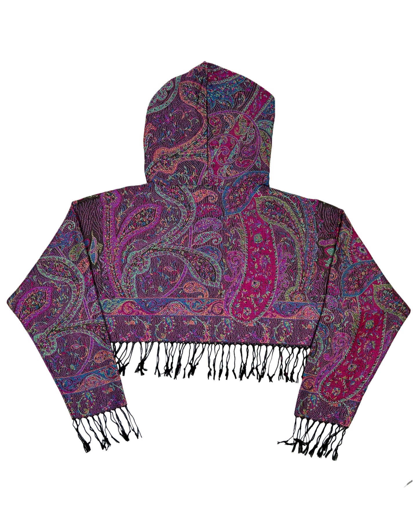 Cropped Pashmina Hoodie