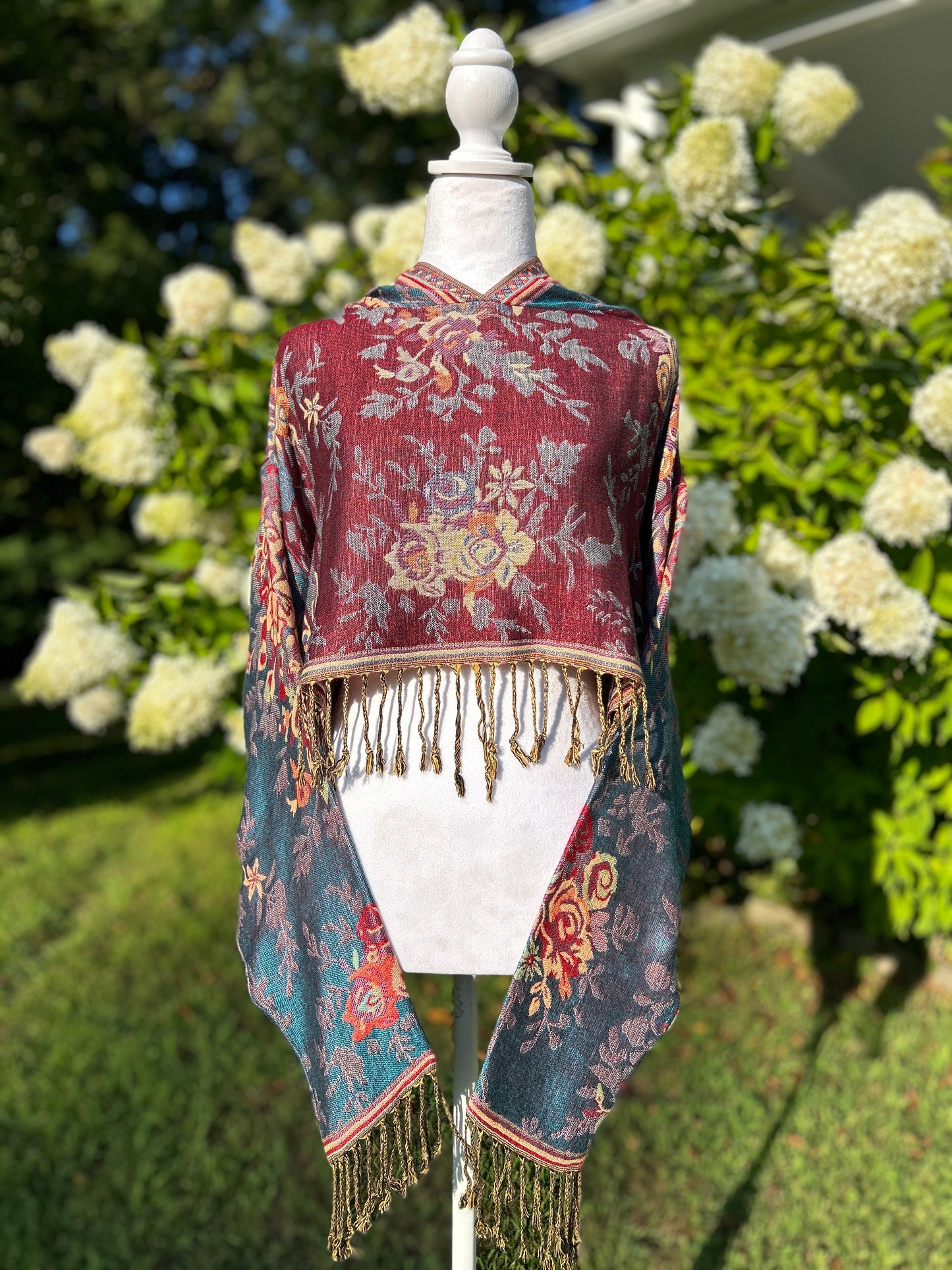 Cropped Pashmina Hoodie