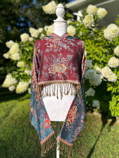 Cropped Pashmina Hoodie