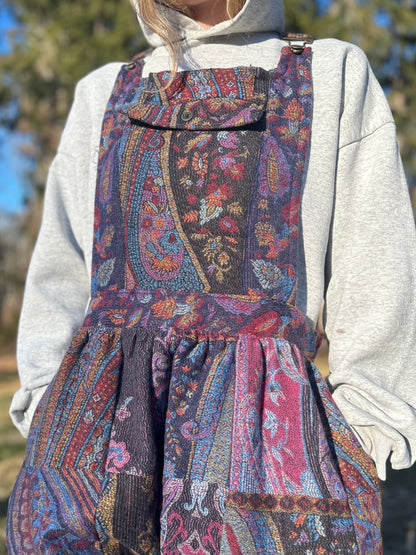 Patchwork Overalls