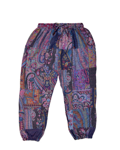 Patchwork Harem Pants