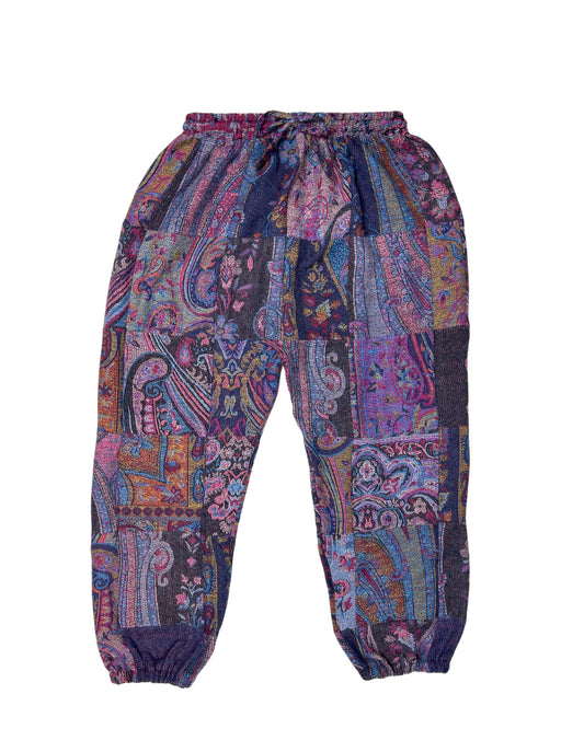 Patchwork Harem Pants