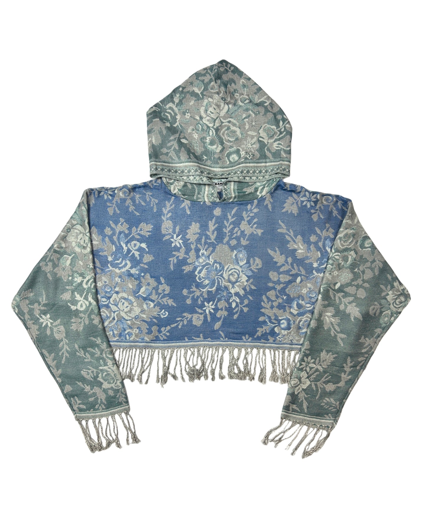 Cropped Pashmina Hoodie