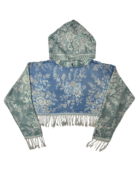 Cropped Pashmina Hoodie