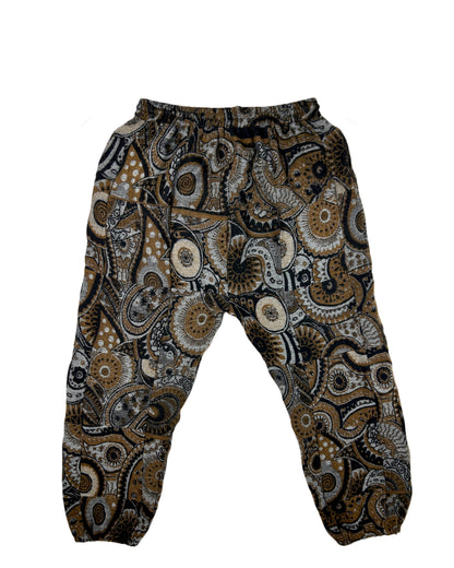 Patchwork Harem Pants