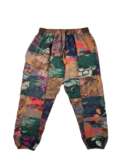Patchwork Harem Pants