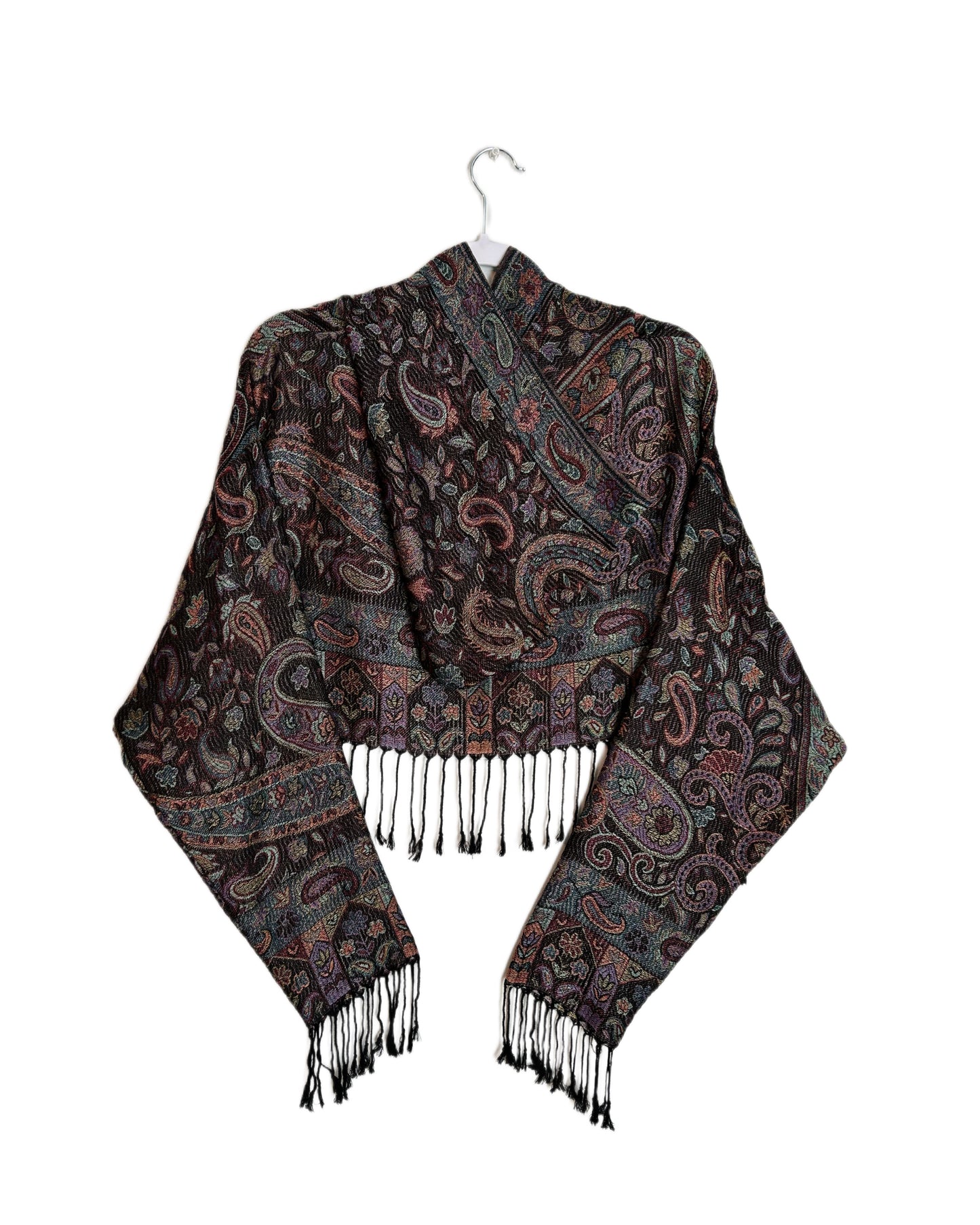 Cropped Pashmina Hoodie