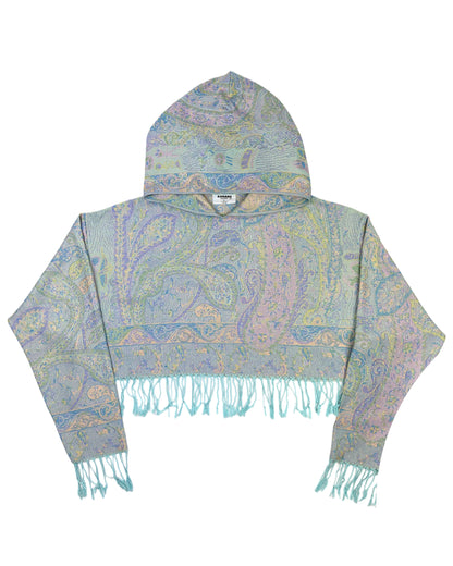 Cropped Pashmina Hoodie