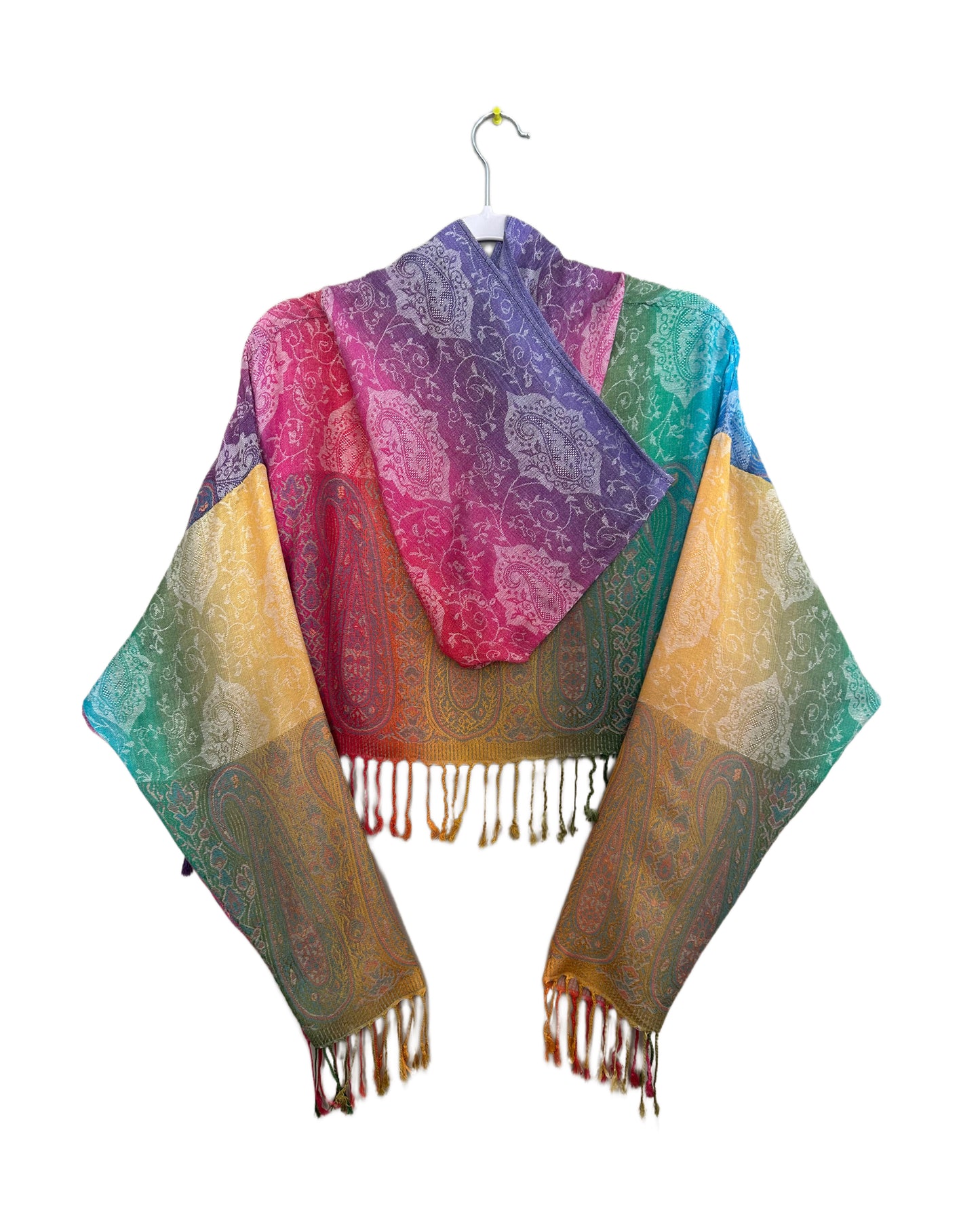 Cropped Pashmina Hoodie