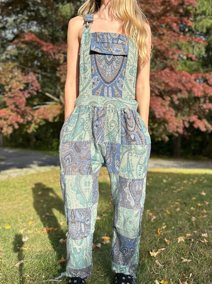Patchwork Overalls