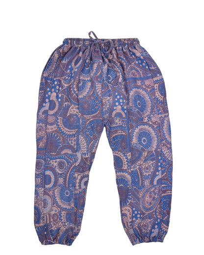 Patchwork Harem Pants