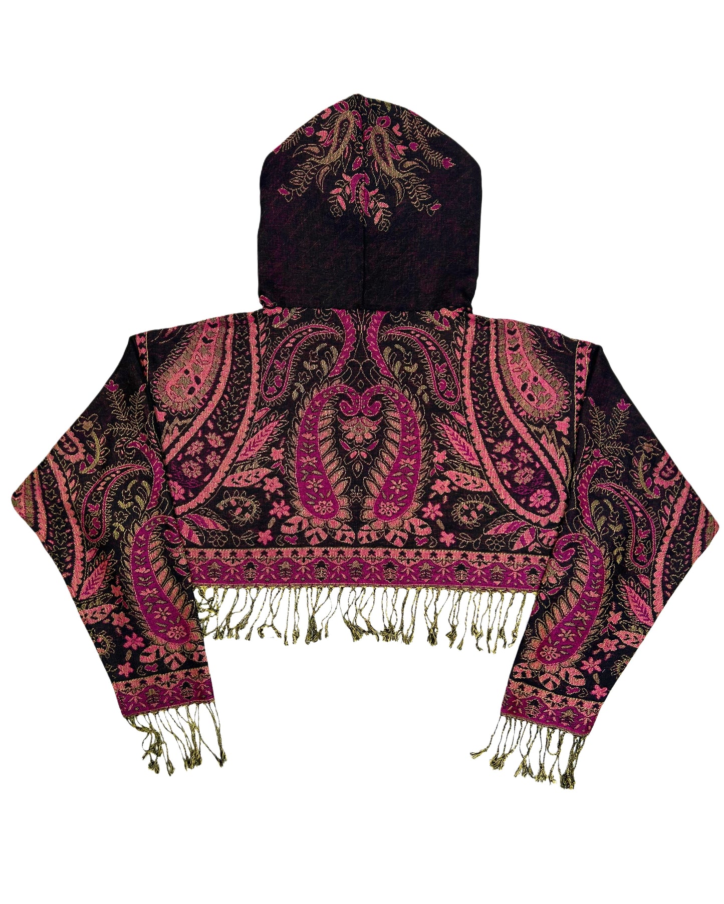 Cropped Pashmina Hoodie