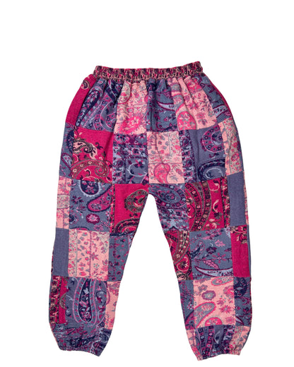 Patchwork Harem Pants