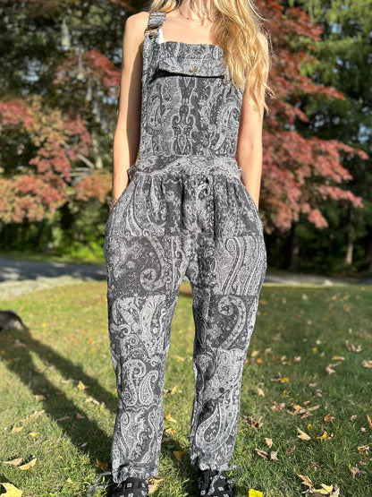 Patchwork Overalls