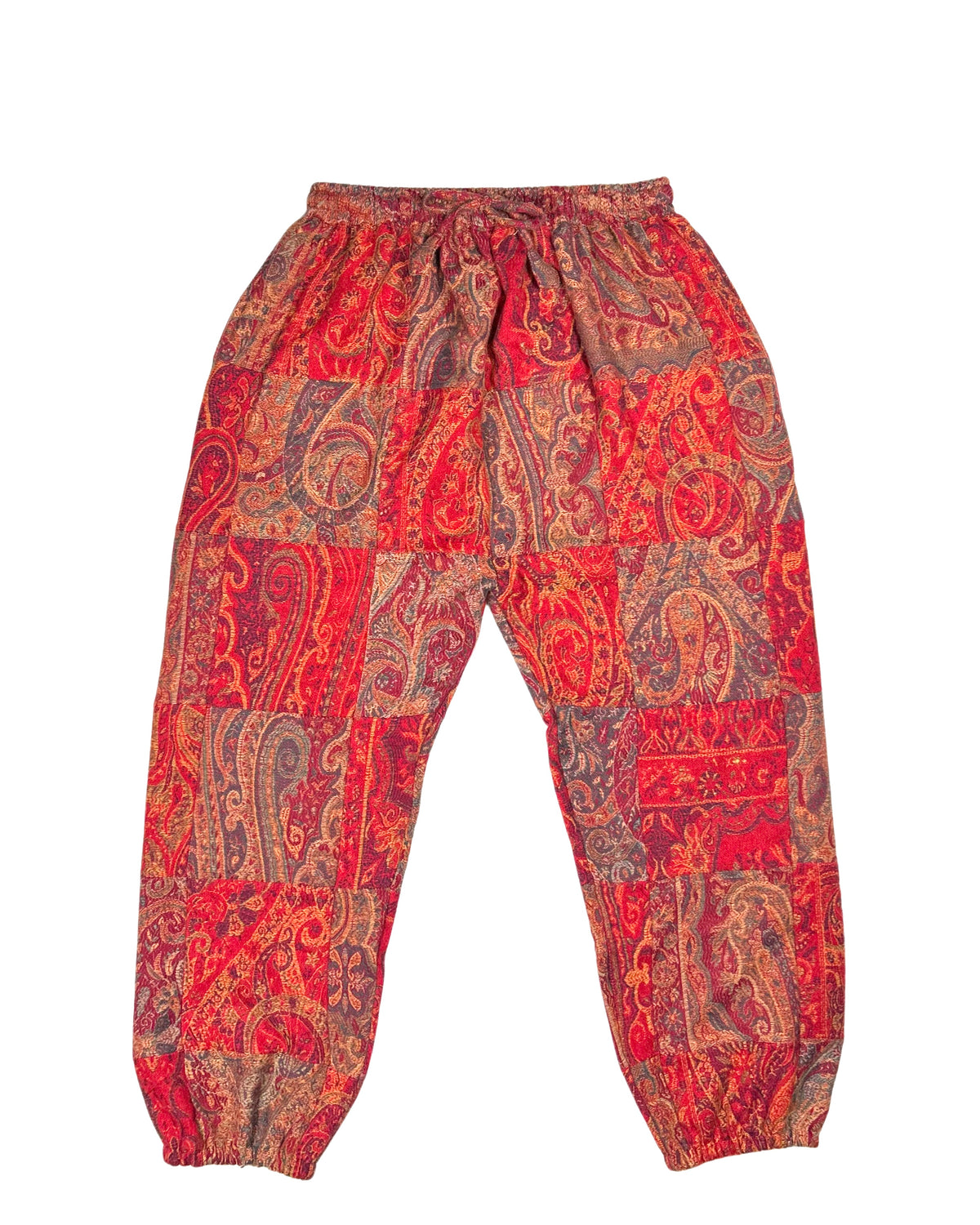 Patchwork Harem Pants