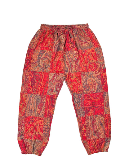 Patchwork Harem Pants