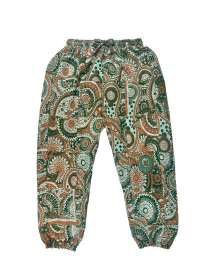 Patchwork Harem Pants