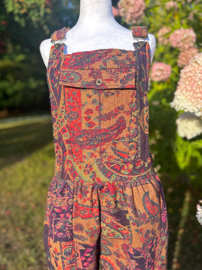 Patchwork Overalls