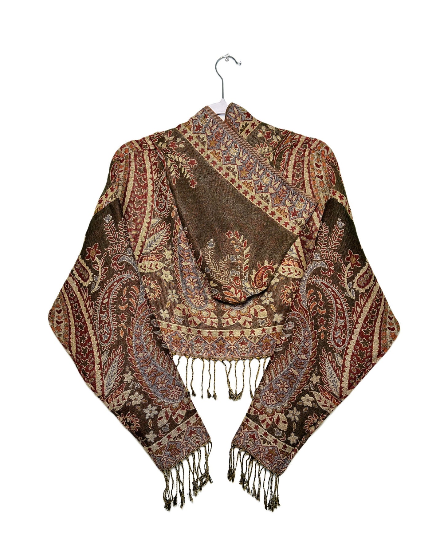 Cropped Pashmina Hoodie