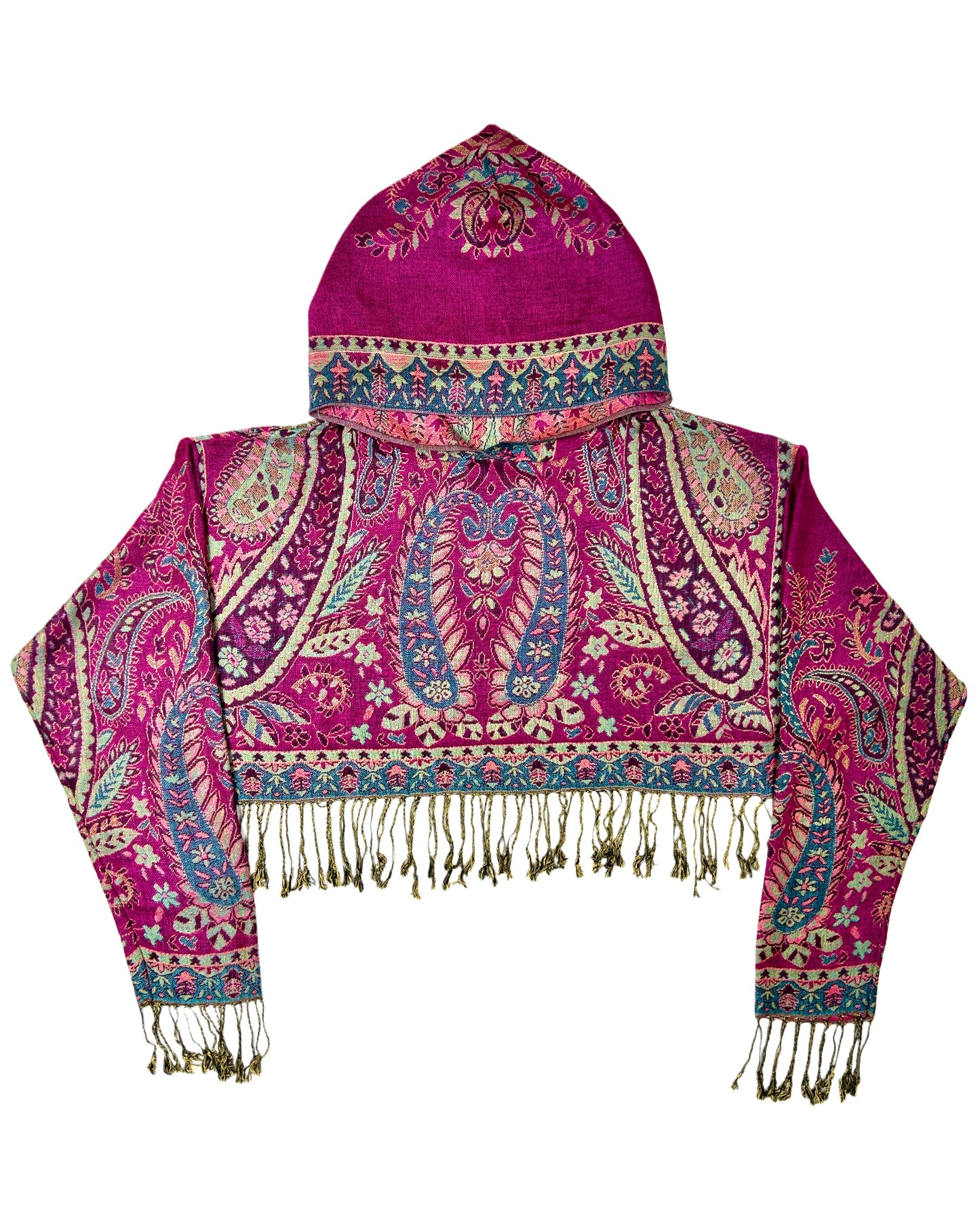 Cropped Pashmina Hoodie