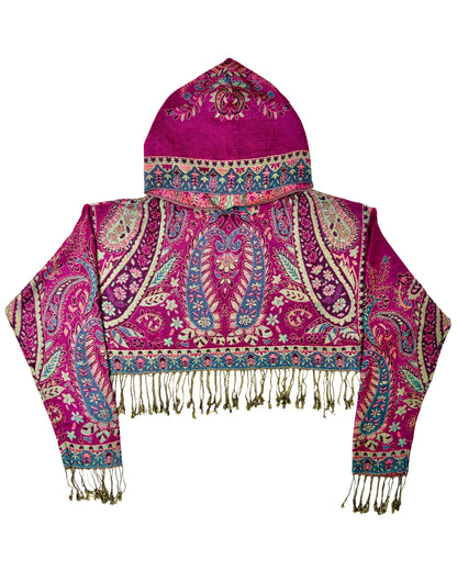 Cropped Pashmina Hoodie