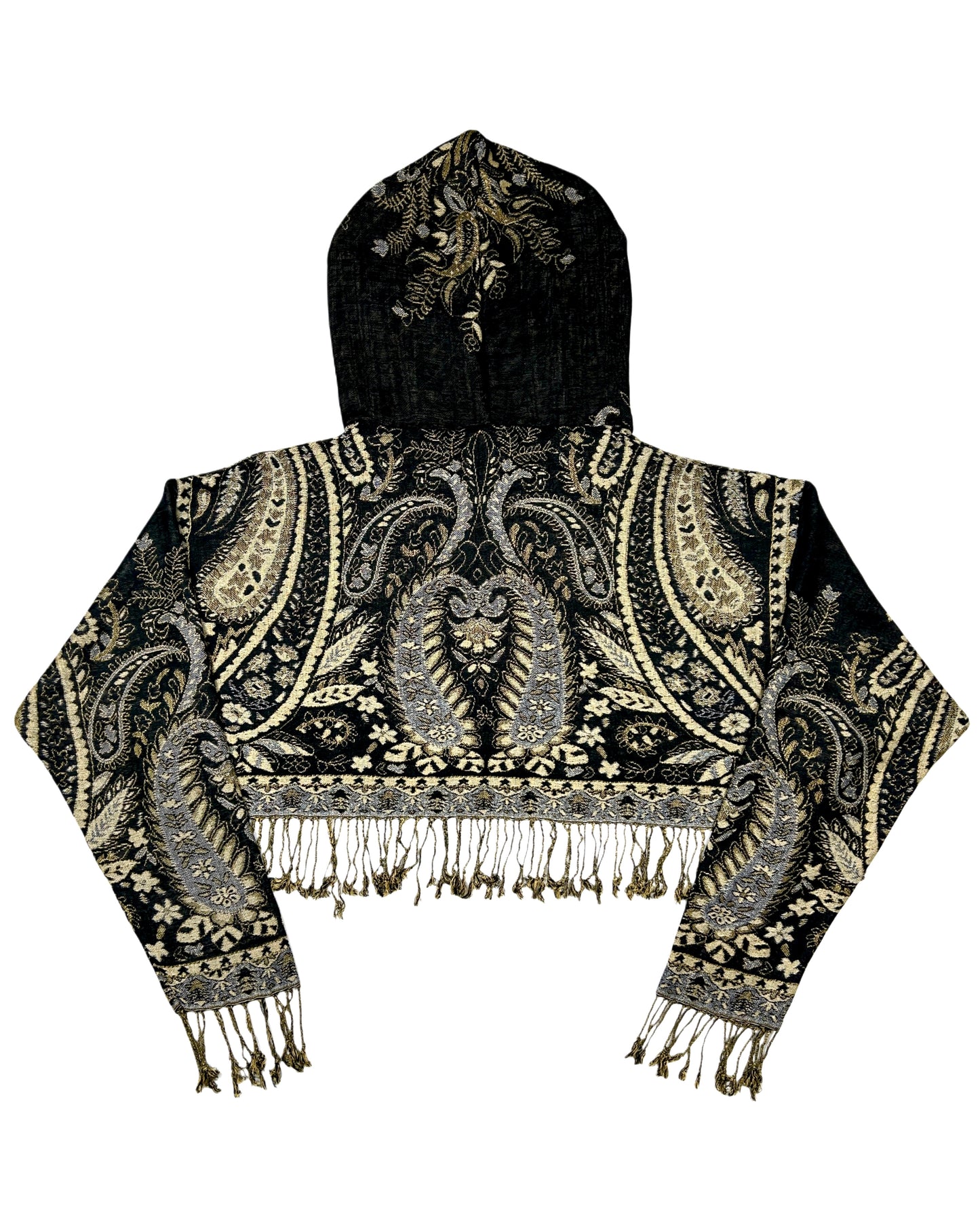 Cropped Pashmina Hoodie