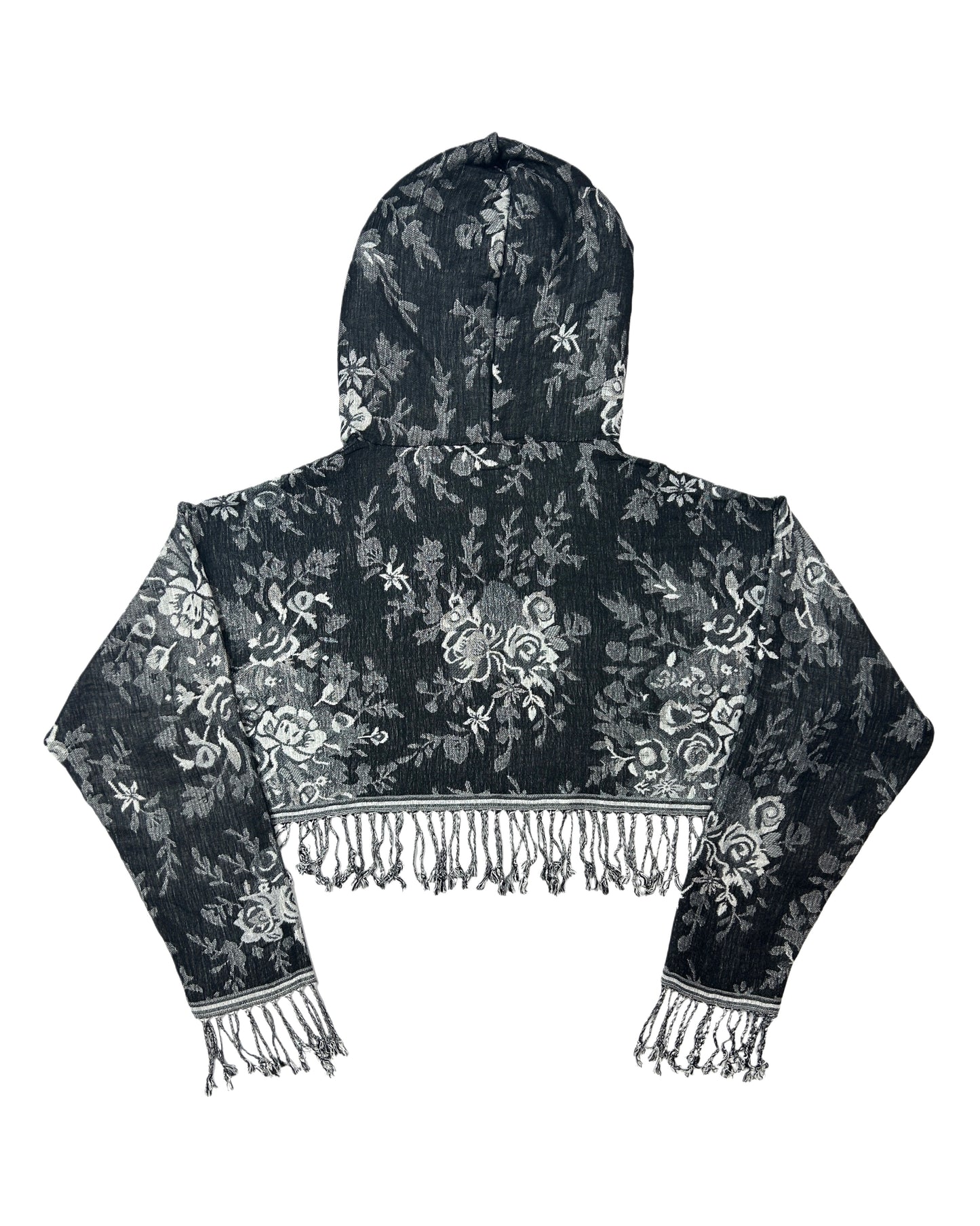 Cropped Pashmina Hoodie