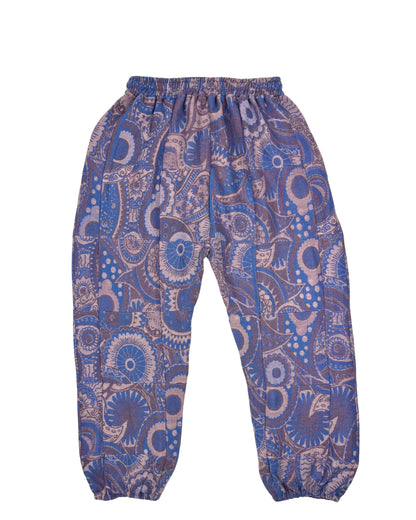 Patchwork Harem Pants