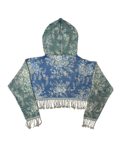 Cropped Pashmina Hoodie