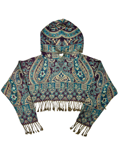 Cropped Pashmina Hoodie