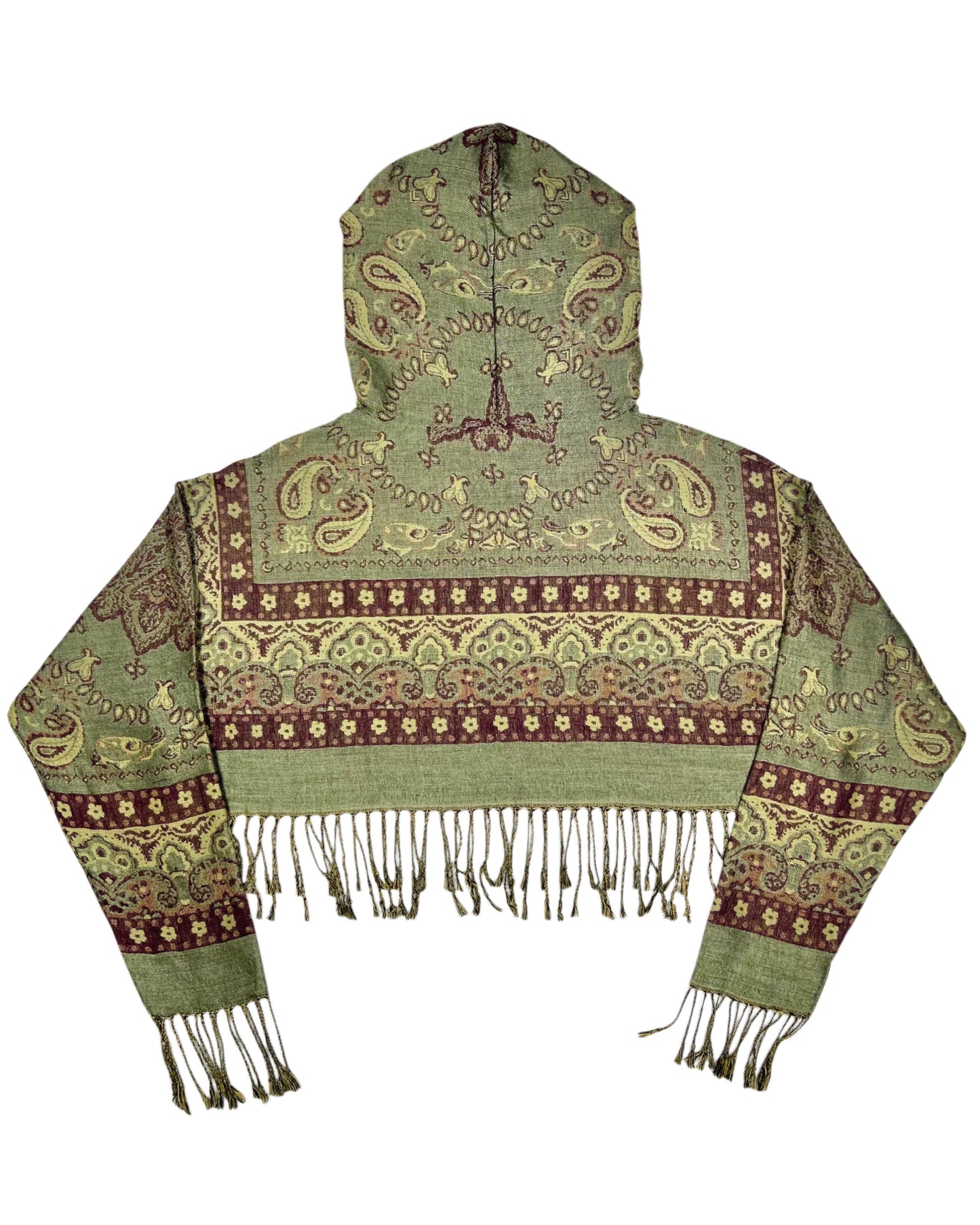 Cropped Pashmina Hoodie