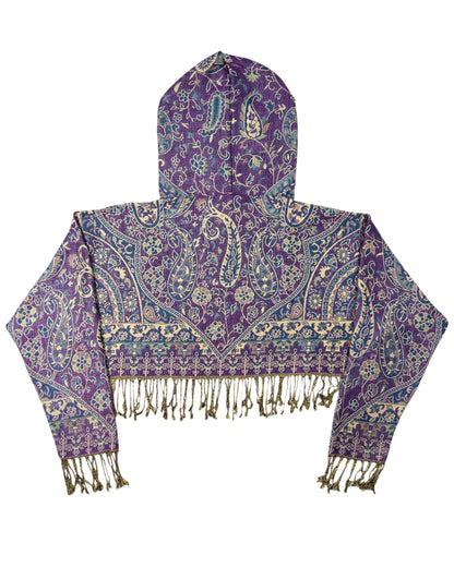 Cropped Pashmina Hoodie