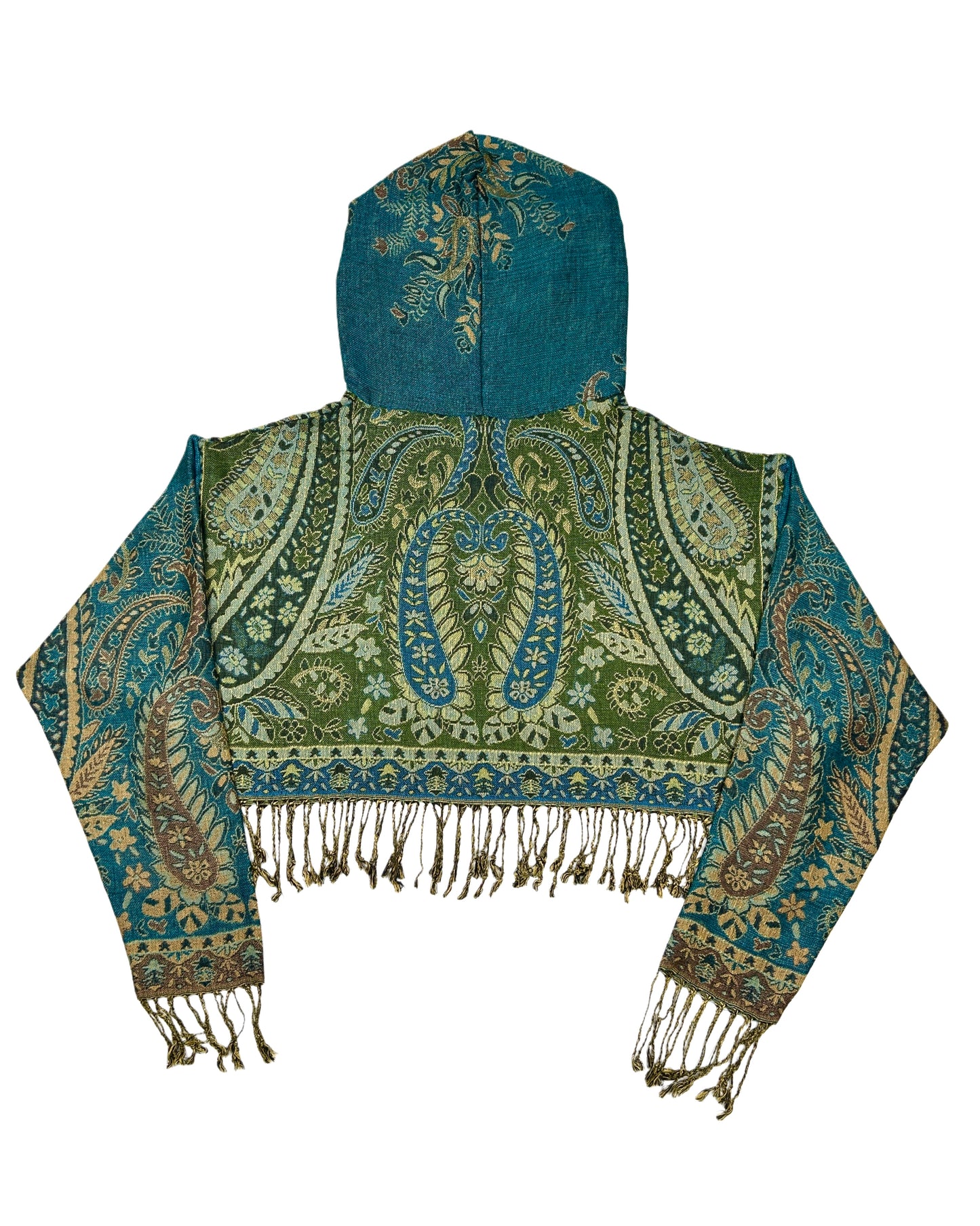 Cropped Pashmina Hoodie