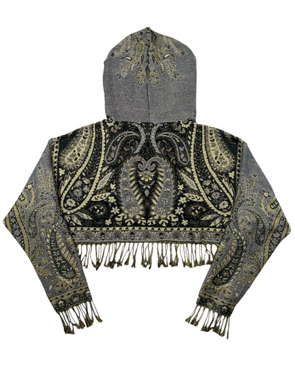 Cropped Pashmina Hoodie