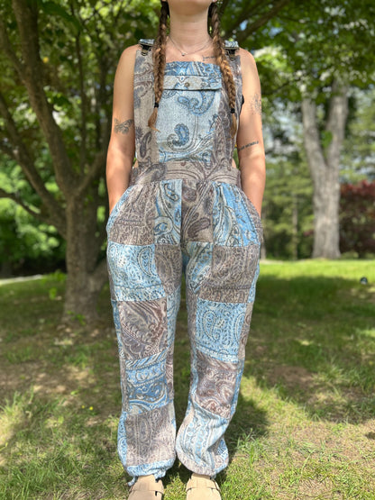 Patchwork Overalls